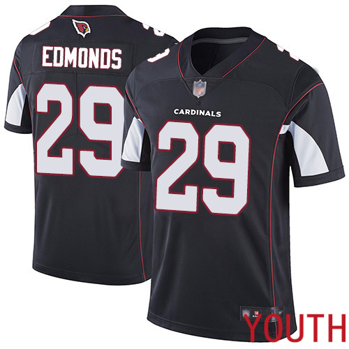 Arizona Cardinals Limited Black Youth Chase Edmonds Alternate Jersey NFL Football #29 Vapor Untouchable->youth nfl jersey->Youth Jersey